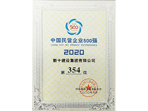  2020年中国民营企业500强